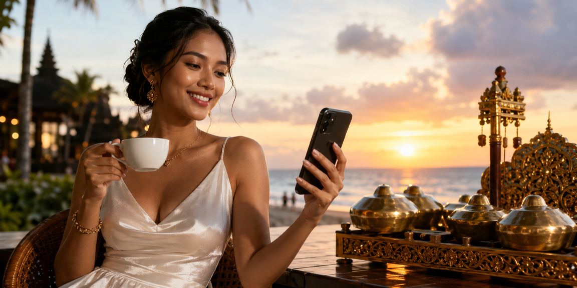Pengunjung bermain jackpot casino via ponsel Android dan iOS dengan nyaman