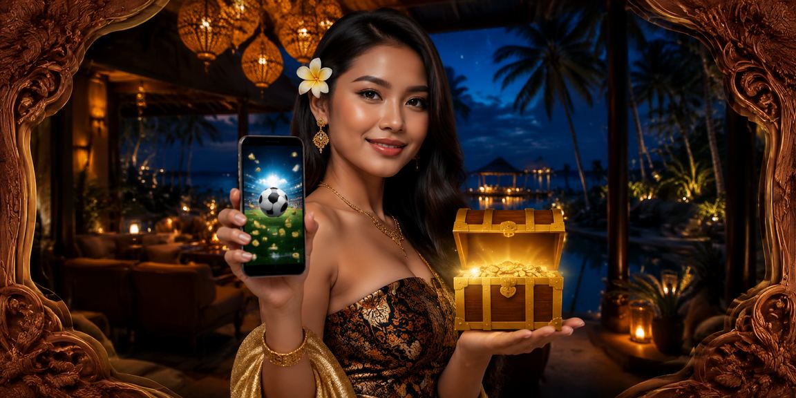 Pengguna sedang memasang taruhan olahraga populer di perangkat mobile